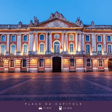 La Belle - Metro - Parking - Arrivee Autonome Lägenhet Toulouse