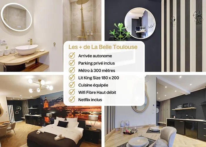 Appartement La Belle - Metro - Parking - Arrivee Autonome Toulouse